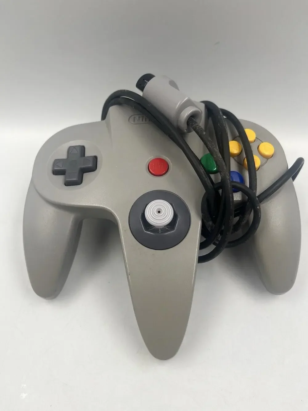 Official Nintendo 64 Controller Gray OEM Tight Stick N64 TESTED WORKING